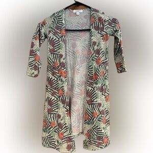 LuLaRoe Multicolor Patterned Swim Cover-Up